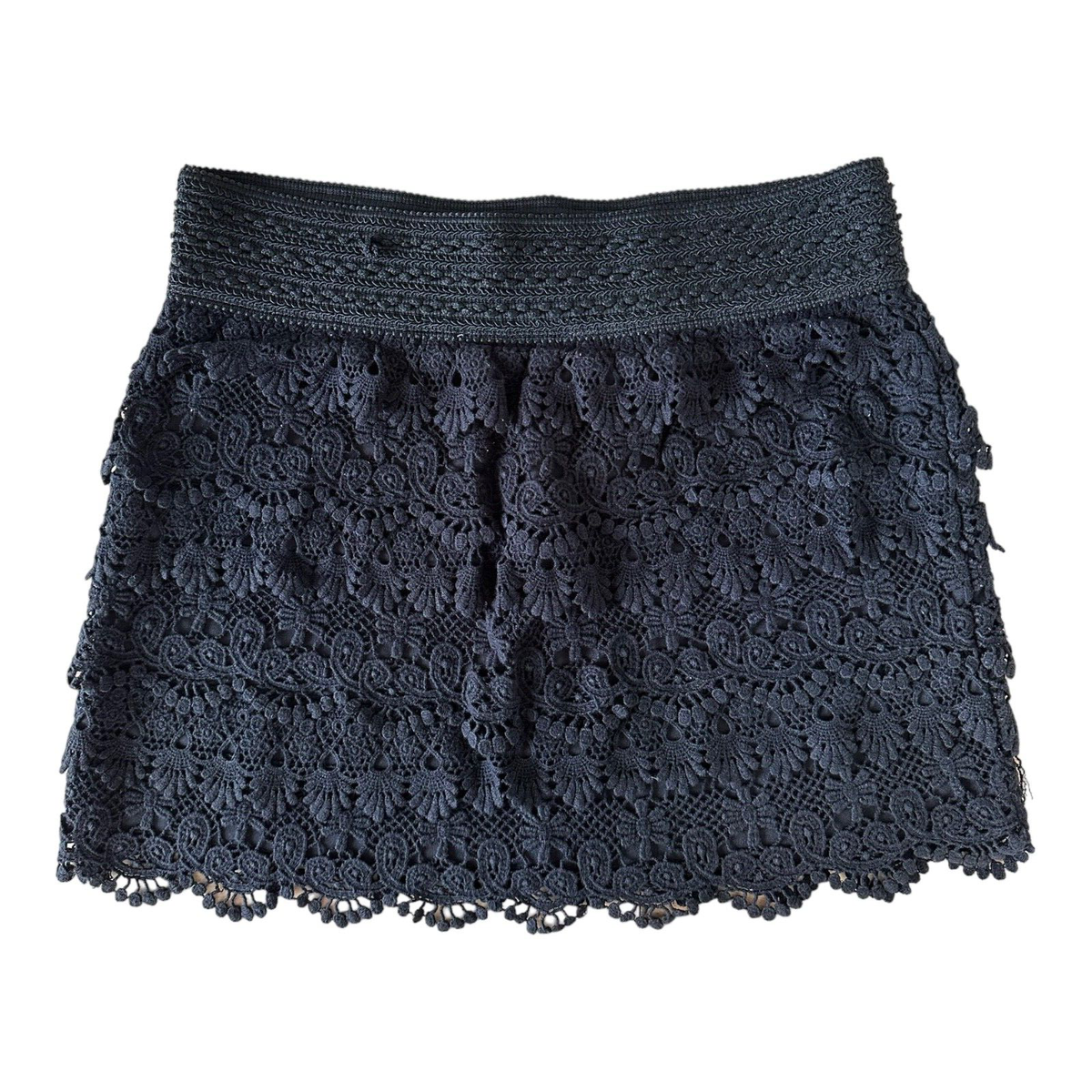 タグ付き SUEDE EMBROIDERY LACE SKIRT ameri Ameri（アメリ）の「SUEDE EMBROIDERY LACE SKIRT（スカート
