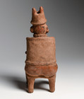 Pre-Columbian Nayarit Large Seated Warrior Ca.100 B.C. - 250 A.D. Ex Sothebys — photo 4