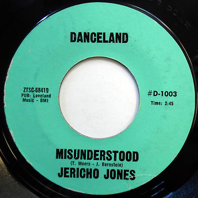 JERICHO JONES 45 Single 7'' 45 RPM Erstpressung VG+ 1961 DANCELAND Pop