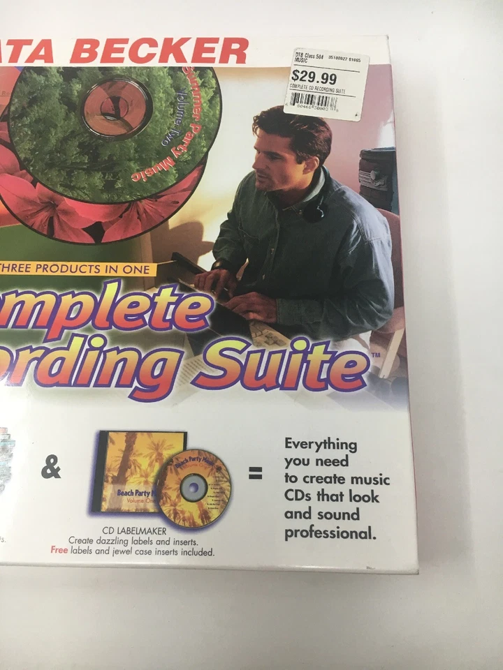 Data Becker Cd Recording Suite MP3 Recorder Labelmaker Windows 95/98 C1 - Image 2 of 4