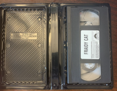 Fraidy Cat (1998, VHS) 1970s Filmation Shorts, black clamshell