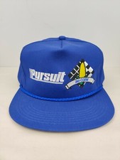 Vintage K Products USA MADE Pursuit Farm Seed AG Trucker Hat Cap NWOT NOS New