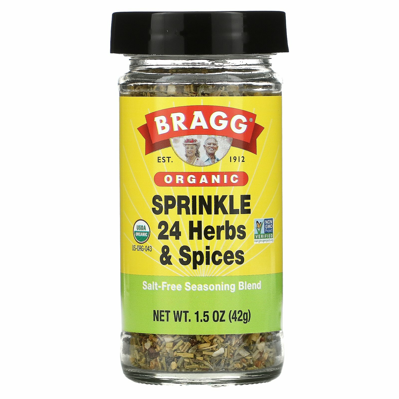 iHerb UK - Bragg , Organic, Sprinkle 24 Herbs & Spices, Salt-Free Seasoning Blend 1.5 Oz (42 G) - Image 2