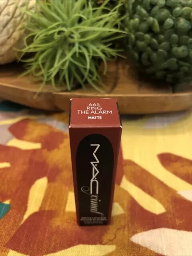 M.A.C Macximal Silky Matte Lipstick - 665 Ring the Alarm. BNIB - Picture 3 of 7