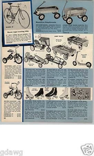 1964 PAPER AD AMF Toy Pedal Car Suburbanite Ranch Tractor Scat Coaster Wagon