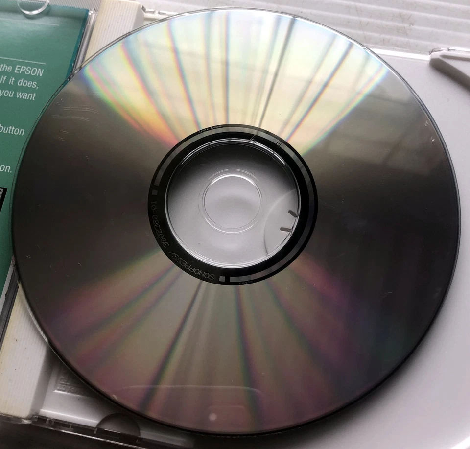 1998 Epson Stylus Color 740 Printer Software CD-ROM Win 3.1 95 98 NT & Macintosh - Image 3 of 4