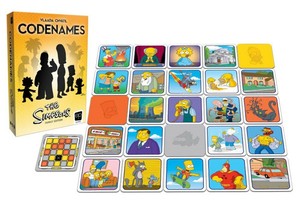 Usaopoly, Codenames The Simpsons Family Edition, New and Sealed