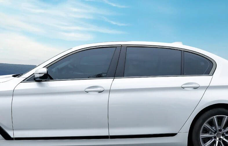 Tiras decorativas molduras de ventana de titanio negro para BMW X2 F39 2018-2021 Foto 4 de 4