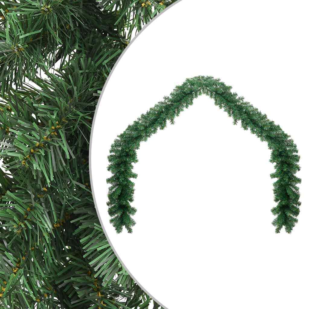 vidaXL PVC-Weihnachtsgirlande - Grün, 20m (246405) online kaufen | eBay.de