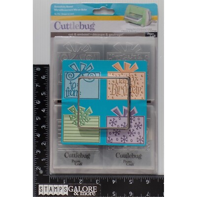 Cuttlebug Provo Craft Embossing CUT & EMBOSS BEAUTIFULLY BOXED GIFTS HOLIDAYS U3