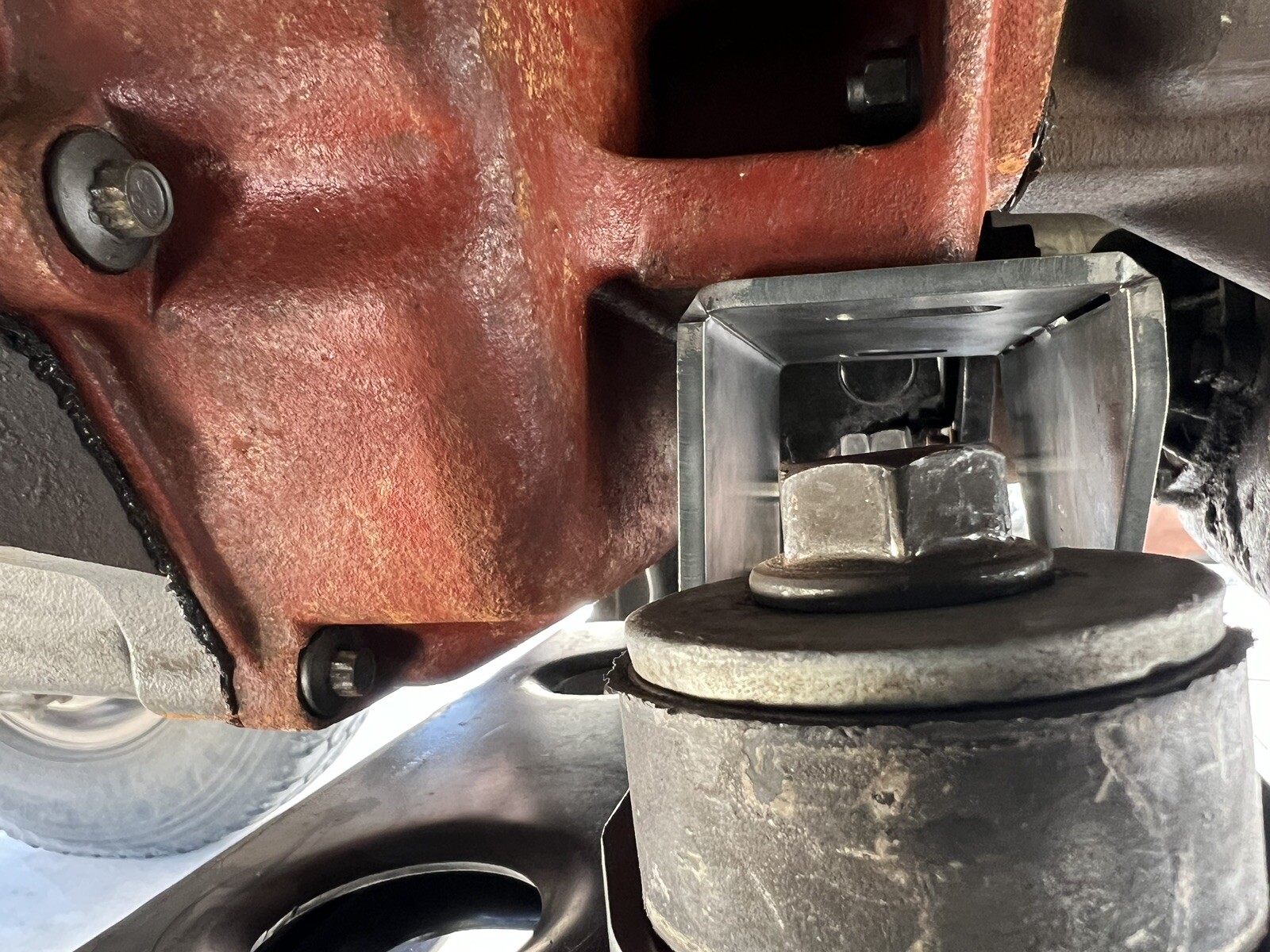 8993 Dodge Ram W250/W350 NV4500 transmission mount/adapter for