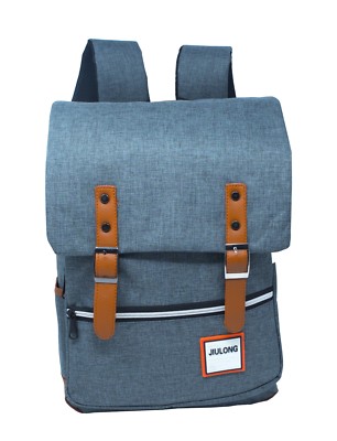 Girl Women Men Canvas Leather Travel Backpack Satchel Rucksack Laptop School Bag