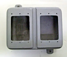 Killark 2FDQ Device Box 2 Gang 2-7/8" Deep 1" Threaded Hub