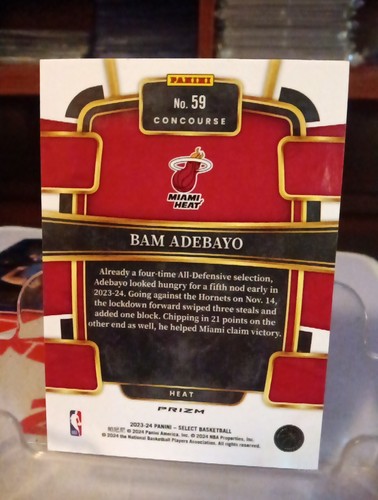 2023-24 Panini auswählen - Halle #59 Bam Adebayo - Bild 2 von 2