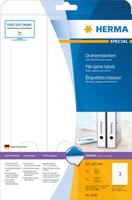 Herma OrdnerrCken-Etiketten Special, 297,0 X 59,0 Mm, Weiá