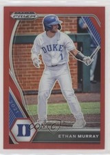 2021 Panini Prizm Draft Picks Red Prizm Ethan Murray #PDP147 he4