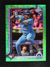 2025 Chrome Logofractor Edition Green Refractor 9/99 Leo Jimenez Jiménez 0lj0