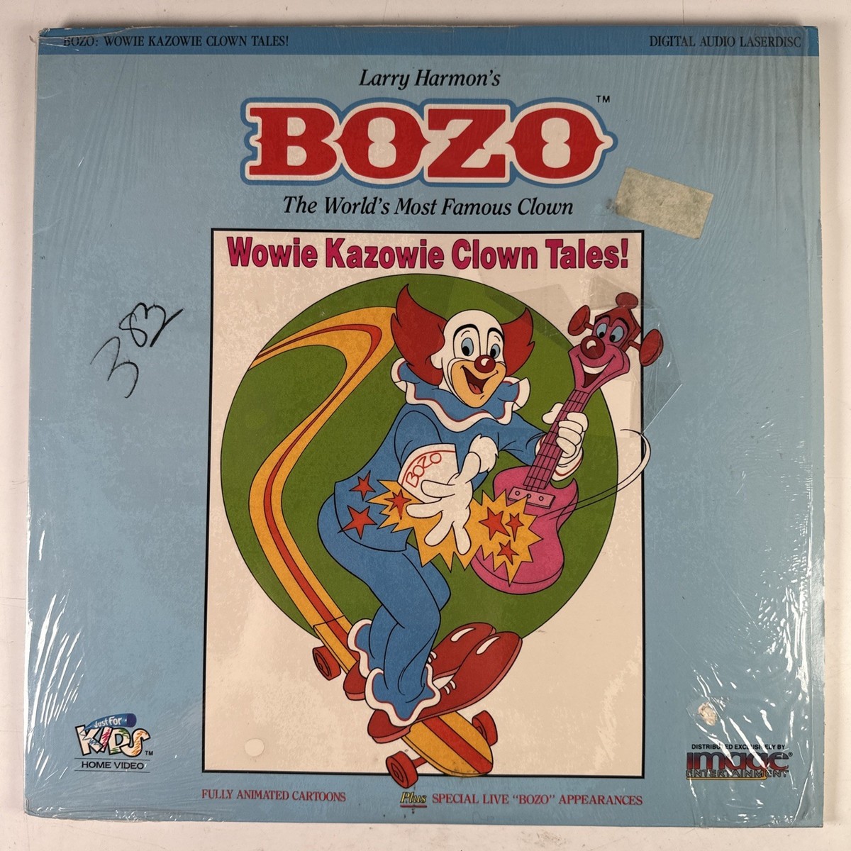 Bozo World's Most Famous Clown Wowie Kazowie LaserDisc Movie