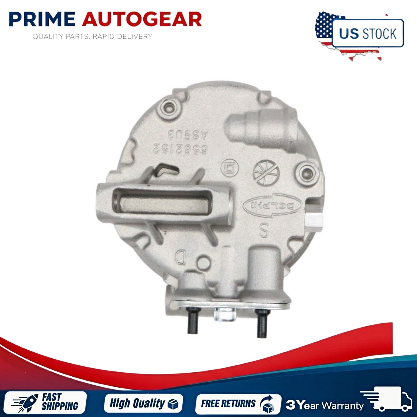 Maserati Quattroporte 2003-2007 Compressor with bracket