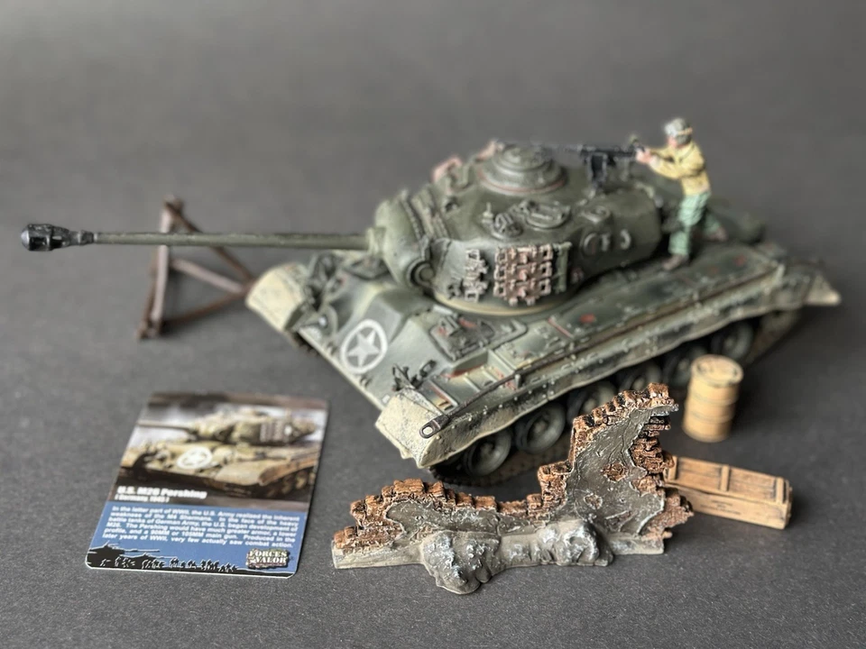 Forces of Valor 1:32 US Army M26 Pershing Heavy Tank Germany 1945 RARE 80016 - Image 2 of 4