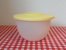 Tupperware   * Junge Welle Schüssel * 1,3 l * mit Deckel  weiß gelb