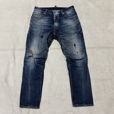 DSQUARED2 TIDY BIKER  Sz46 Distressed  MADE I...