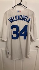 Fernando Valenzuela LA Dodgers Majestic Jersey Size 56 White