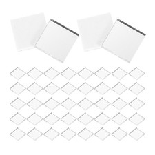 100 Pcs Mini Tiles for Craft Easy Install Mirror Self Stick Adhesive