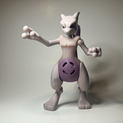 2007 Jakks Pokemon Deluxe Electronic Talking Mewtwo Action Figure (Working)