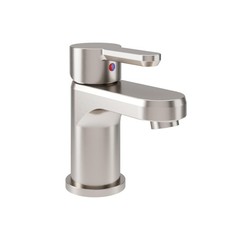 Symmons Solarity Single Handle Bathroom Sink Faucet with Push Pop Drain