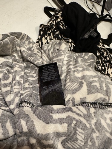 Felicity & CoCo Womens Maxi Dress Black & White Abstract Print Straples Small - Picture 6 of 6