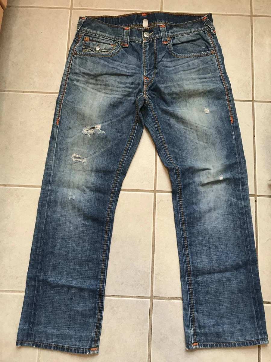 True Religion Regular Size 32 Inseam Jeans for Men in 33 Size for