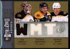 2009 SPx Winning Trios /50 Tim Thomas Patrice Bergeron Michael Ryder
