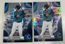(2) 2024 Bowman's Best - Colt Emerson #TP-22 Top Prospect Refractor - MarinersRC