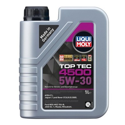 Motoröl LIQUI MOLY 3724 Top Tec 4500 5W-30 Hightech Leichtlauf synthetisch 1L