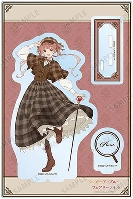 Anne Halford Detective Acryl Standplatte Original Illustration