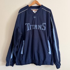 Tennessee Titans Pullover Windbreaker Mens NFL Team Apparel Sportswear Bloke 