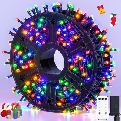 JMEXSUSS 500 LED Christmas String Lights 500 With Reel, Multicolor