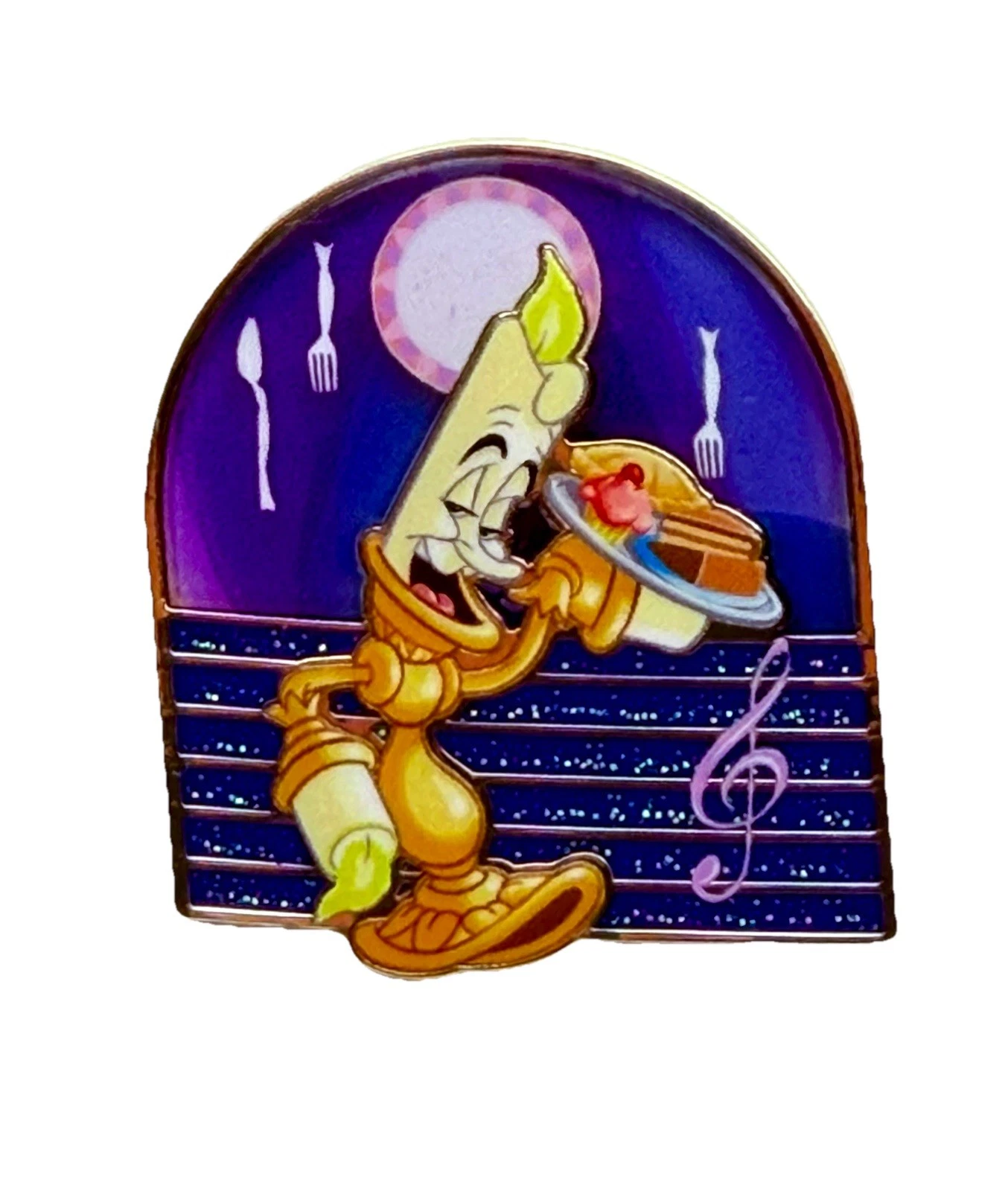 Disneyland Hong Kong PhilharMagic Mystery Pin 2026 Lumiere Beauty & The Beast