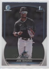 2023 Bowman Chrome Prospects Jose Gerardo #BCP-195 6u5
