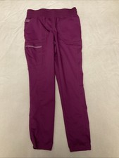 Cherokee Revolution WW011T Wine Scrub Pants Medium Tall Joggers
