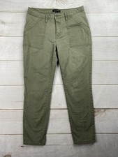 Banana Republic Tapered Utility Pants Womens 8 Army Green Safari Gorpcore