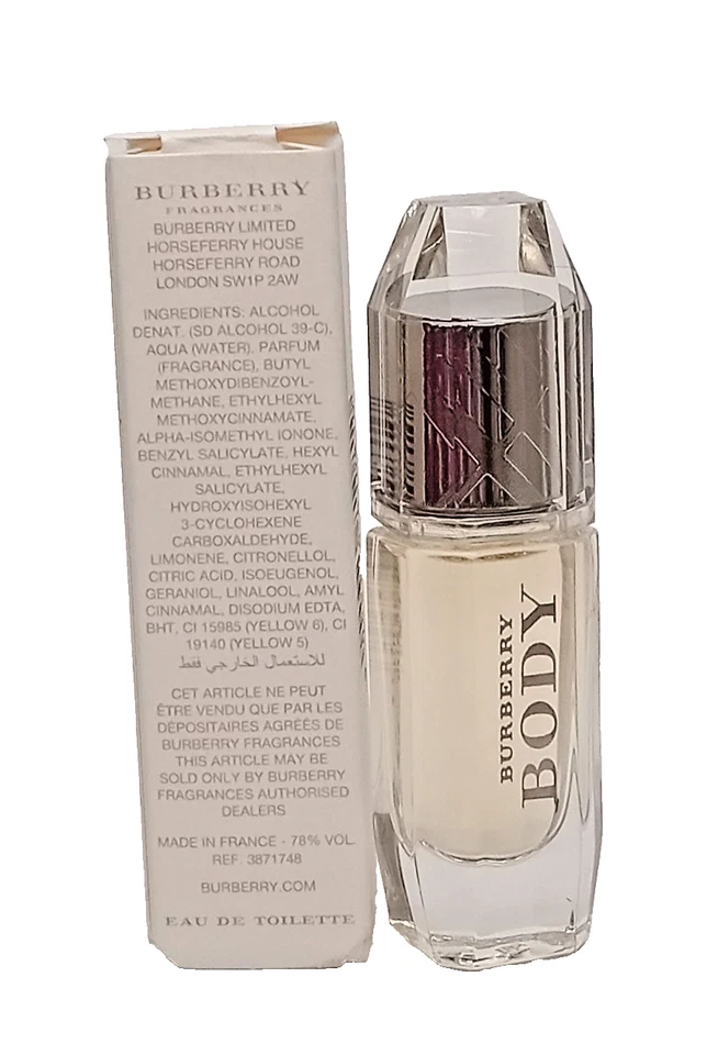 BURBERRY BODY EAU DE TOILETTE MINI SPLASH WOMEN 0.15 OZ / 4.5ML TRAVEL! IN BOX - Image 4 of 4