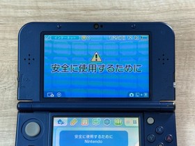 IPS Nintendo New 3DS XL Metallic Blue Console With BOX IPS Top Tested D5448