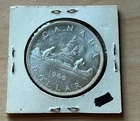 1962 Canada $1 one dollar silver coin ~ Voyageurs