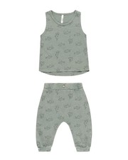 Rylee Cru Collective Tank Slouch Pant Set