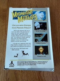 Atari 7800 MIDNIGHT MUTANTS Complete