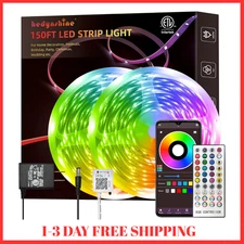 150Ft LED Strip Lights, Smart Light with App Remote Control, RGB LED Lights for