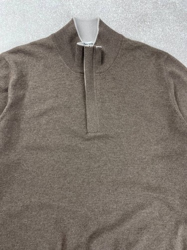 Maglione Gran Sasso in maglia di lana/cashmere con zip taglia 52 - Foto 3 di 15