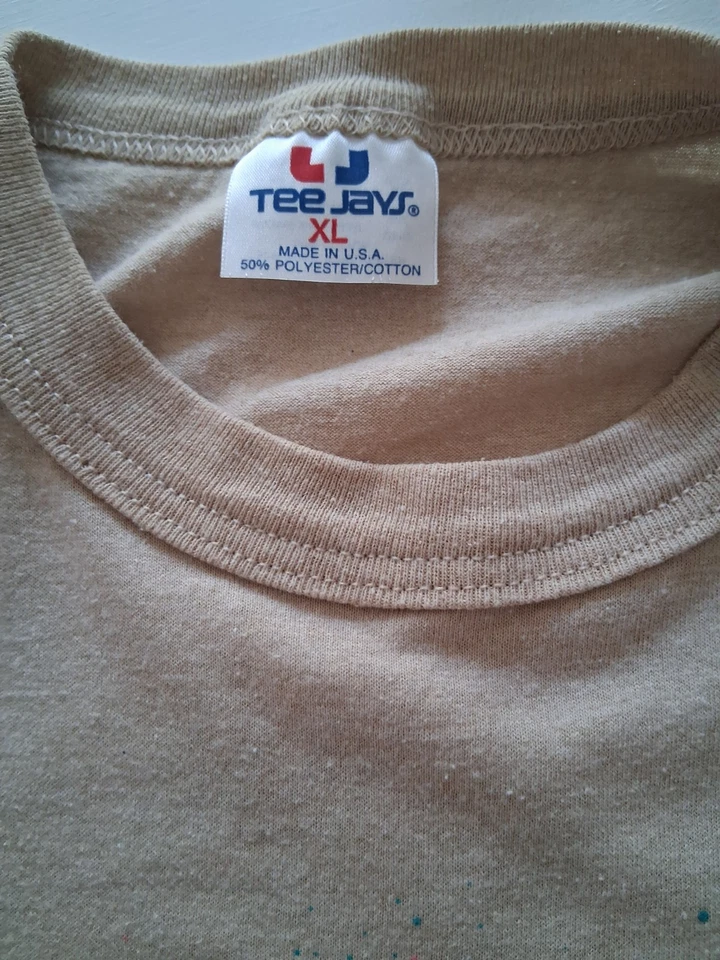 Camiseta De Colección Alabama Fan Club Para Hombre XL Bronceada Gráfica Camiseta Jays Retro Años 80 Foto 3 de 4